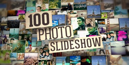 دانلود پروژه آماده افتر افکت 100Slidesho Photo