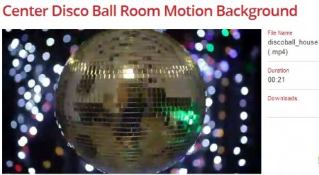 دانلود فوتیج بک گراند موشن Disco Ball