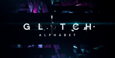 دانلود پروژه آماده افتر افکت-Glitch Alphabet