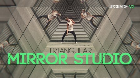 دانلود پروژه فوق العاده زیبای افتر افکت-Triangular Mirror Studio