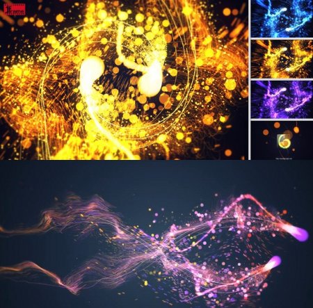 دانلود پروژه زیبای لوگو پارتیکل افتر افکت-Elegant Particles