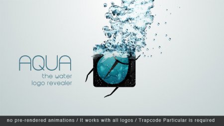 دانلود پروژه زیبای لوگو افتر افکت-The Water Logo
