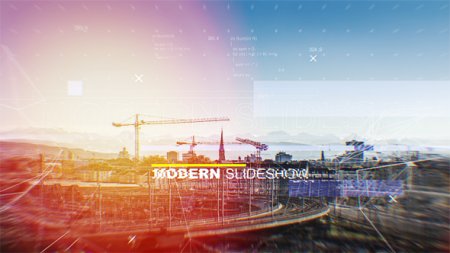 پروژه اسلایدشو مدرن افتر افکت Modern Slideshow