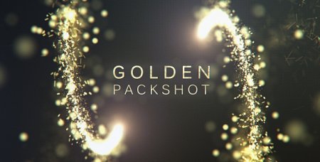 دانلود پروژه زیبای لوگو افتر افکت با نام Golden Packshot