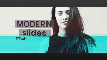 دانلود پروژه افتر افکت اسلایدشو Modern Glitch Slide