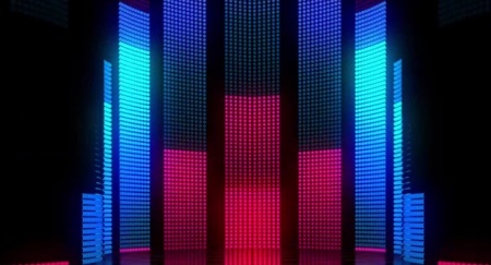 دانلود فوتیج موشن گرافیک دیوارهای LED