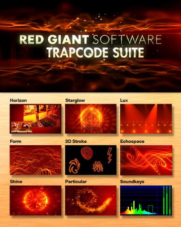 دانلود پک کامل پلاگین Red Giant Trapcode Suite 12.1