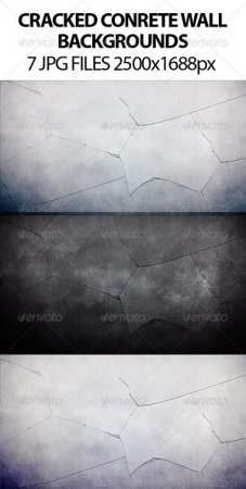 دانلود مجموعه بک گراند زیبا-Cracked Concrete Backgrounds