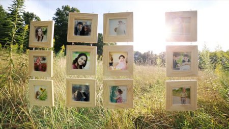 پروژه آماده افتر افکت Hanging Wood Frames Gallery