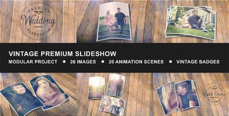 پروژه آماده افتر افکت Vintage Premium Slideshow