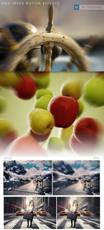 دانلود اکشن آماده فتوشاپ رایگان Blur