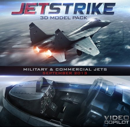 دانلود آبجکت های پلاگین Element 3D JetStrike