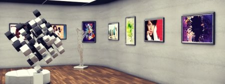 دانلود پروژه گالری عکس افتر افکت Art Gallery