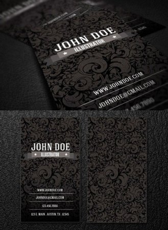 دانلود رایگان کارت ویزیت لایه باز Dark Creative