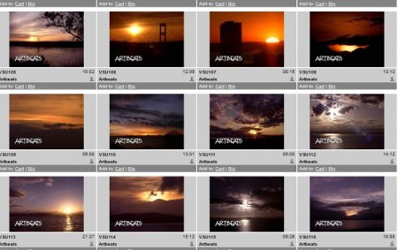 دانلود فوتیج های زیبای غروب آفتاب از شرکت ArtBeats