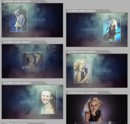 دانلود مجموعه انیمیشن های زیبای دود-glittering Smole