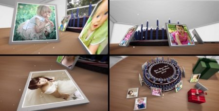 پروژه زیبای افتر افکت مخصوص جشن تولد-Happy Birthday