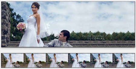 آموزش تنظیم رنگ عکس های عروسی در فتوشاپ