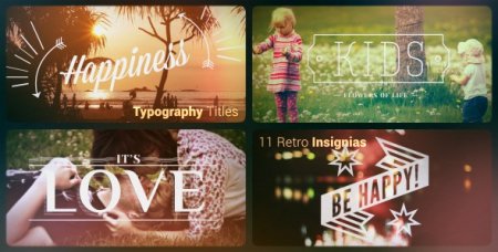 دانلود پروژه متنی افتر افکت Typography titles
