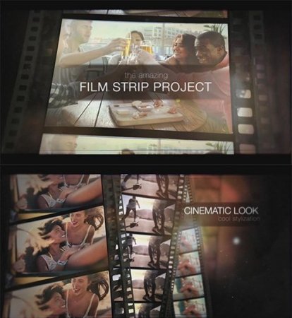 دانلود پروژه زیبای افتر افکت با نام Film Strip