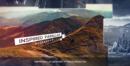 پروژه اسلایدشو عکس افتر افکت پارالاکس Parallax Intro