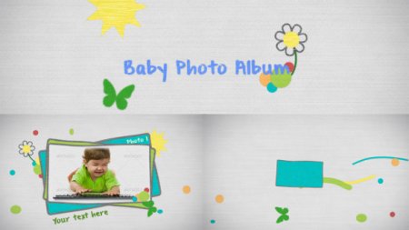 پروژه افتر افکت کودک Baby Photo