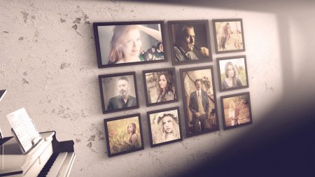 پروژه افتر افکت کلیپ عکس عروسی تم قدیمی