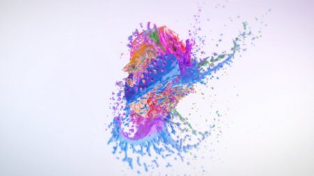 دانلود پروژه زیبای لوگو پاشیدن رنگ ها در افتر افکت-Colorful Splash