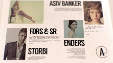 پروژه افتر افکت کلیپ عکس فشن توسط روزنامه و کاتالوگ