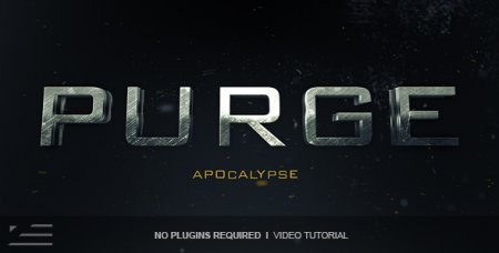 دانلود پروژه متنی افتر افکت مخصوص استارت -Purge Trailer