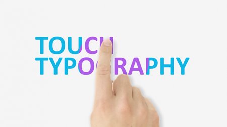 دانلود پروژه زیبای افتر افکت-Touch Typography