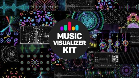 دانلود پروژه افتر افکت موزیک اکولایزر Music Visualizer Kit