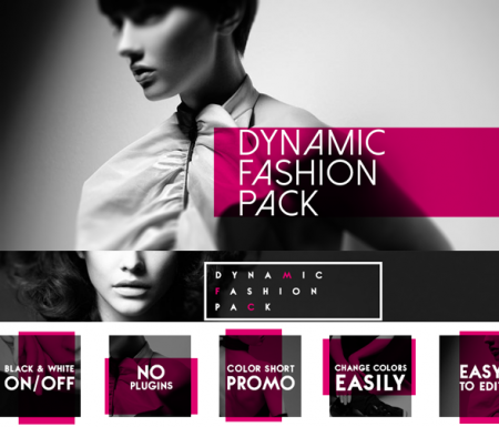 پروژه فشن افتر افکت Dynamic Fashion Pack