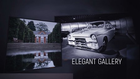 پروژه آماده اسلایدشو افتر افکت تبلیغاتی Elegant Gallery
