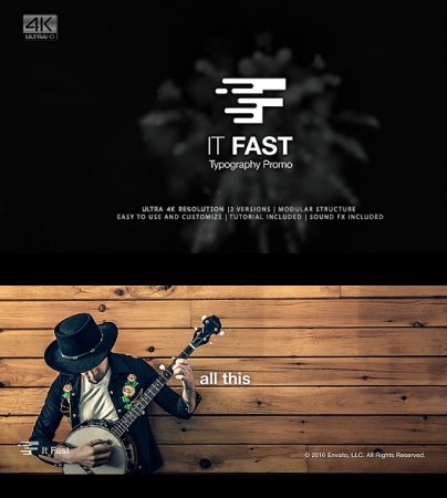 دانلود پروژه تایپوگرافی افتر افکت با نام It Fast