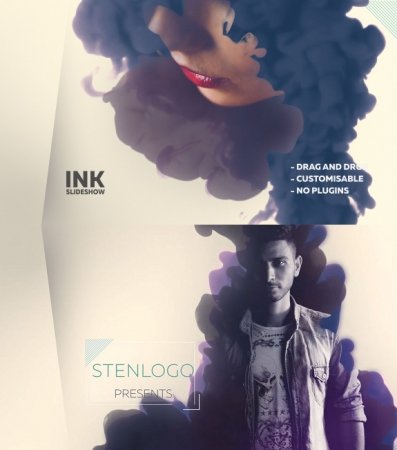 دانلود پروژه فوق العاده زیبای اسلایدشو افتر افکت با نام  Ink Promo