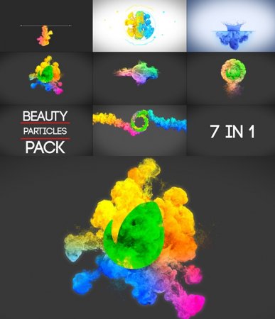 دانلود پروژه لوگو افتر افکت-Beauty Particles