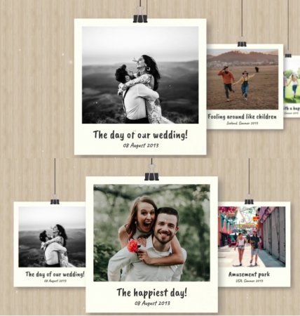دانلود پروژه افتر افکت ساخت اسلایدشو-Polaroid Memories