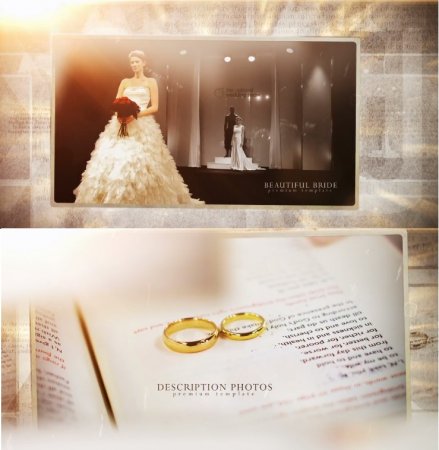 پروژه افتر افکت مخصوص ساخت اسلایدشو عکس عروسی