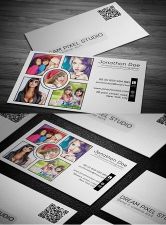 دانلود PSD لایه باز مخصوص طراحی کارت ویزیت عکاسان-آتلیه ها