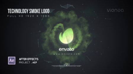 دانلود پروژه آماده افتر افکت ساخت لوگو-Technology Smoke Logo
