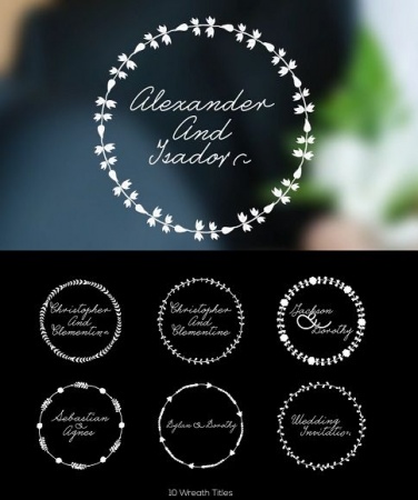 دانلود پروژه افتر افکت عروسی Wedding Animated Typeface
