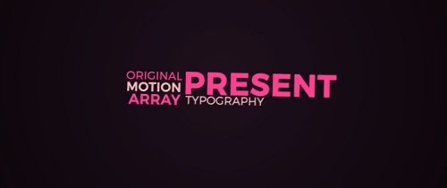 پروژه تایپوگرافی پریمیر Kinetic Typography