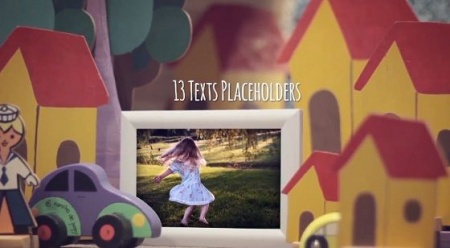 پروژه افترافکت کودکانه