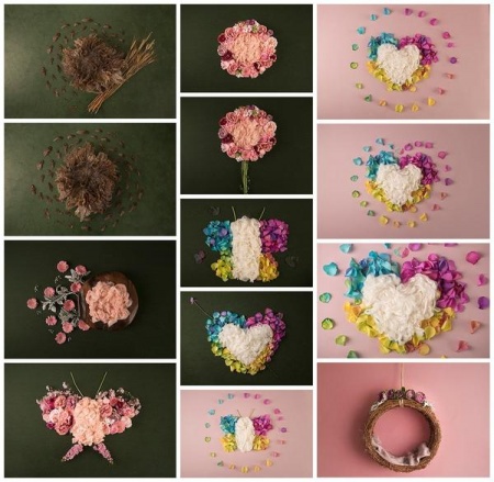 بک گراند عکس نوزاد دخترانه