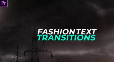 دانلود ترانزیشن پریمیر Fashion Text