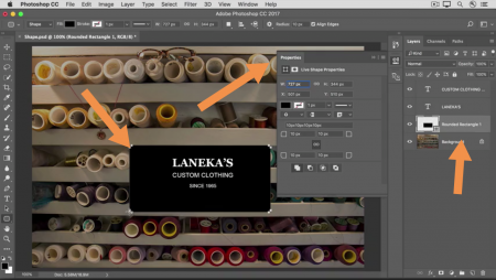 آموزش فتوشاپ پایه فارسی shape tool 2