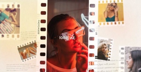 دانلود پروژه افتر افکت اسلایدشو FilmStrip