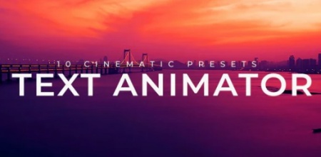 دانلود پریست پریمیر Text Animator Cinematic