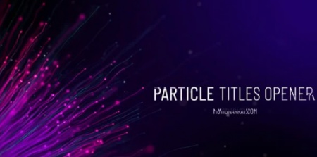 دانلود پروژه افترافکت استارت فیلم Particle Titles Opener